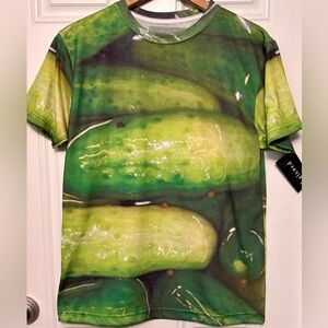 All Over Pickle Print T-Shirt men’s size Medium